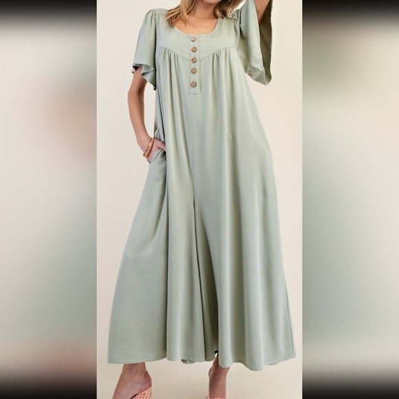 EASEL Super Comfy Jumpsuit #491-494 - Picture 4 of 16